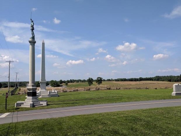 One of the centers of conflict was known as The Cornfield, where the Iron Brigade from Wisconsin sustained heavy losses.