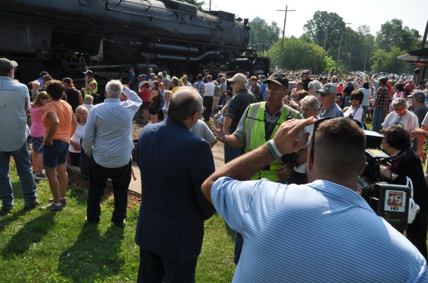 Merrillan, where the 4014 was scheduled to stop for 45 minutes.