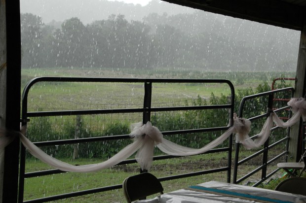 And then it rained for a few minutes. 