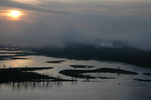 One more glance, as the fog moved in,