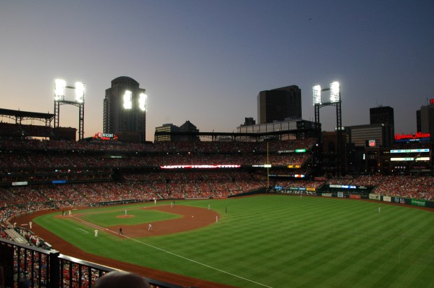 Brewers beat the Cardinals, which made both of us happy, since Stel is a Cubs fan.