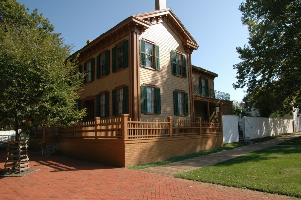 Lincoln's historic Springfield residence.