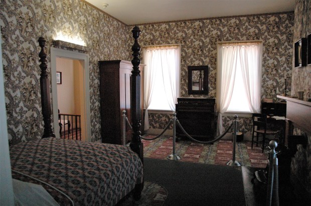 The Lincoln bedroom. 