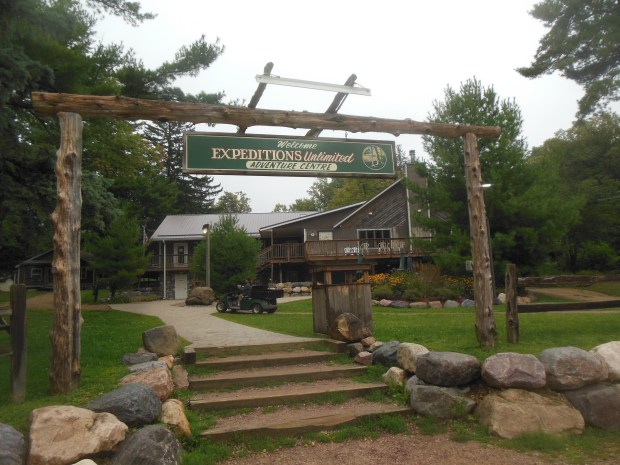 Expeditions Unlimited Adventure Center outside of Devil's Lake State Park 