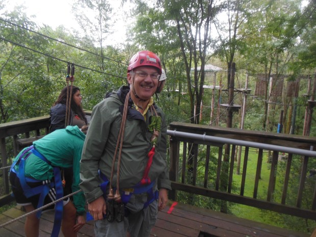 Always wanted to do a ropes course, this was my chance.