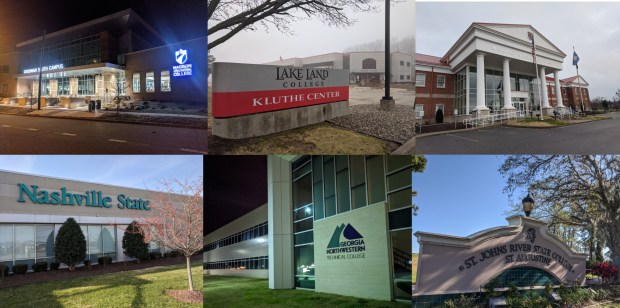 I decided to prayer walk one campus in each state: