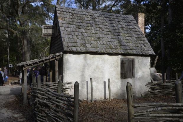 A historic recreation of a 19th century home.
