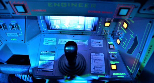 My job was flight engineer, I got to push a few buttons.