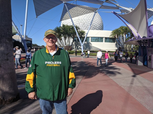 The next day I was at Epcot with my brother Keith.