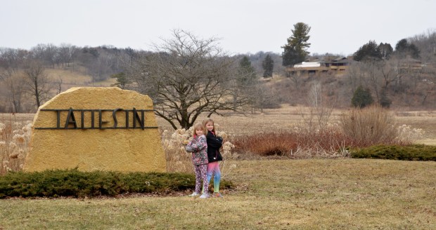 Just over the hill is Taliesin, the home of Wisconsin's most famous architect, Frank Lloyd Wright. 
