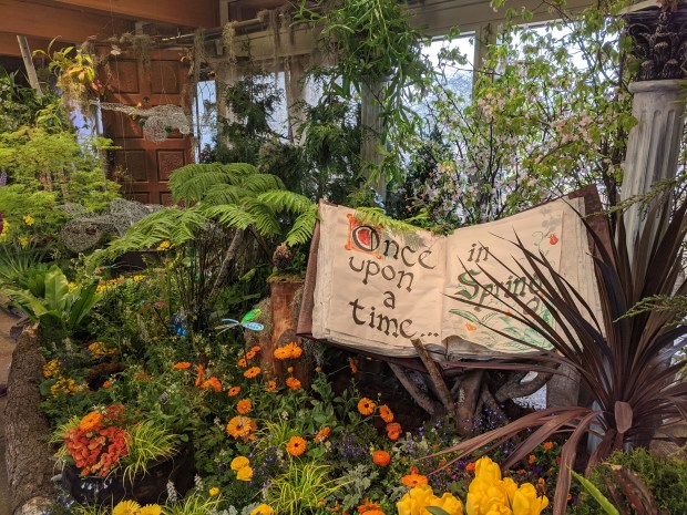 This year's Olbrich Garden Spring Flower Show had a fairy tale theme.