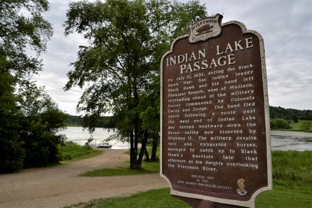 Indian Lake Historical Marker