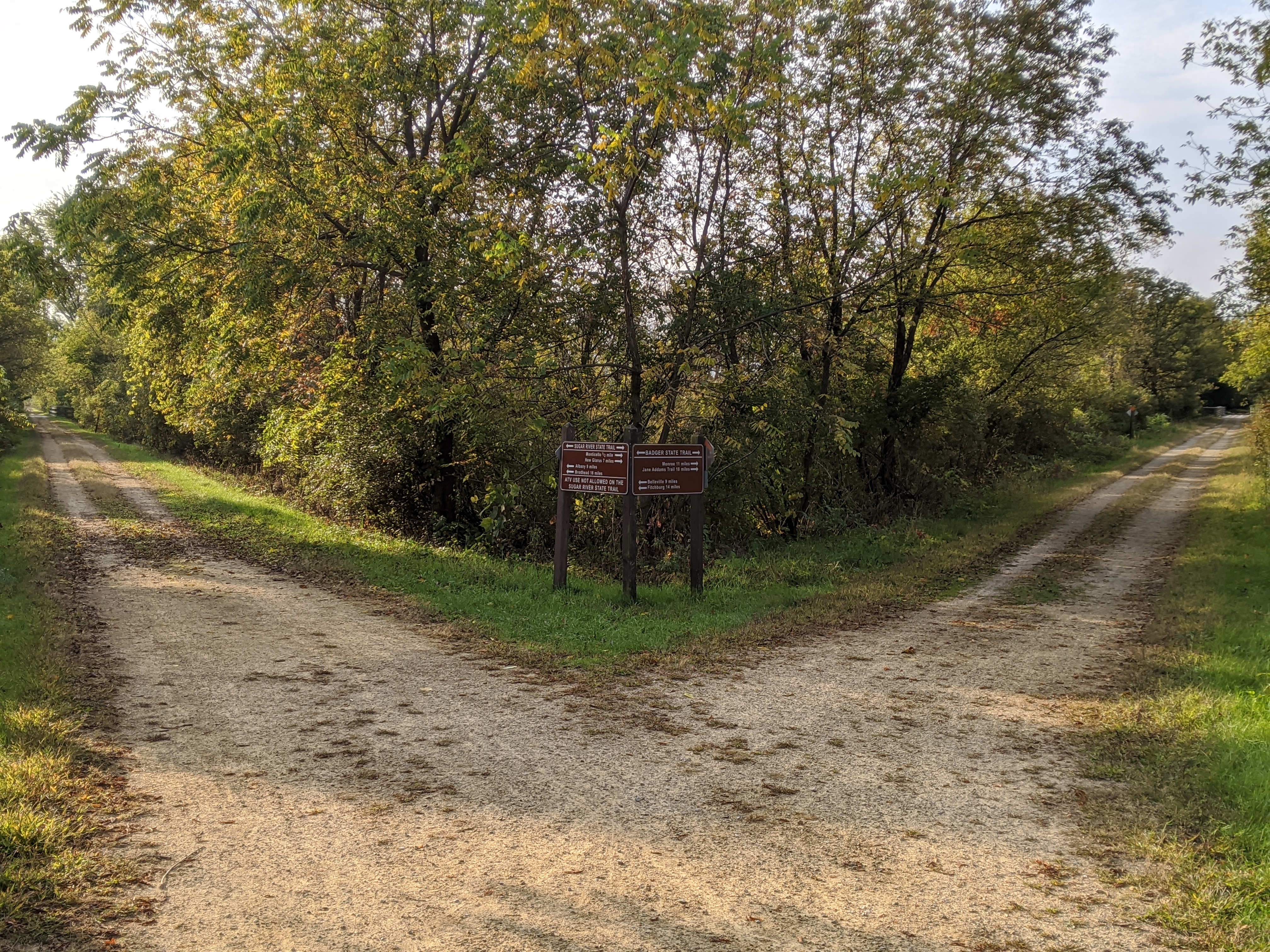 go left to Albany WI.