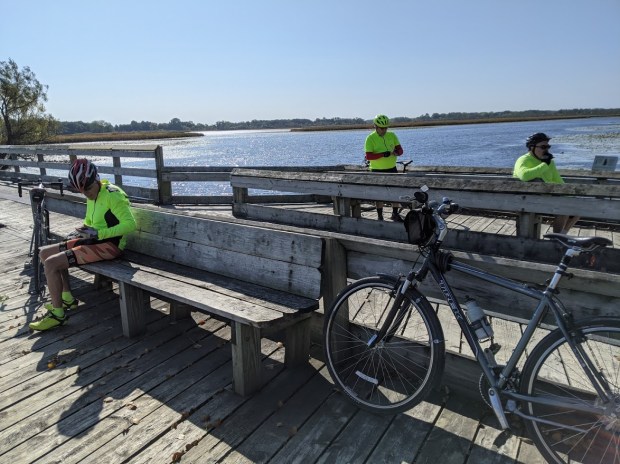 Lake Mills was our second stop of the morning.