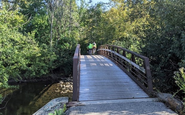 The bridge meant we were finally at Waukesha.