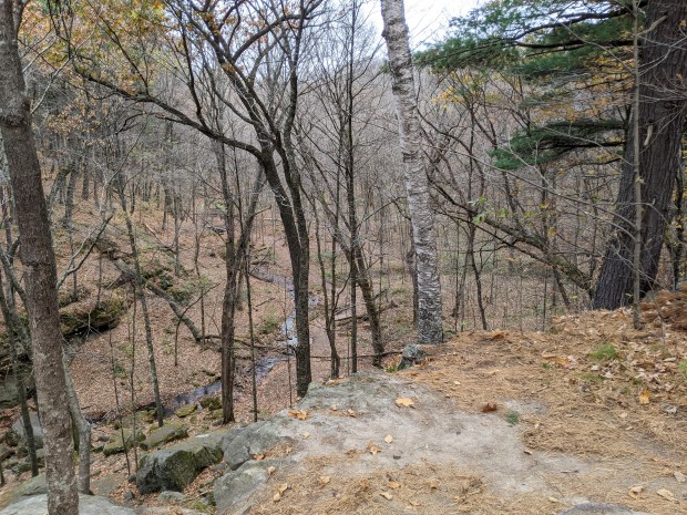 At certain places we could see the trail below where we had been walking a few minutes earlier.