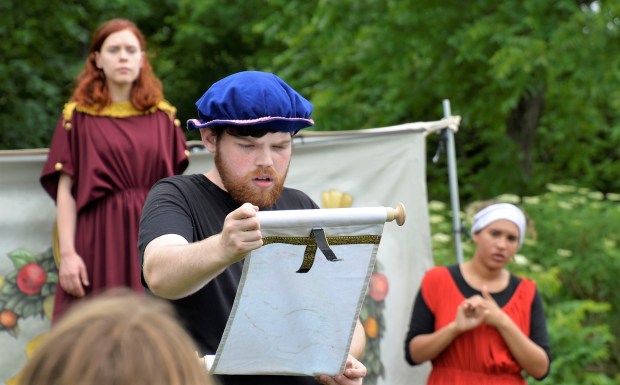 The Summit Players perform Shakespeare in the park. This year's production was "The Winter's Tale."
