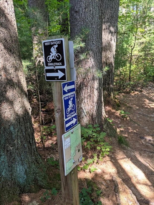 I declined the most difficult section of the track, 7 miles and two hours had just about worn me out.