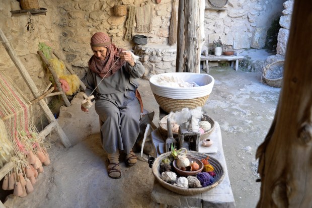 Other biblical-era crafts were also on display.