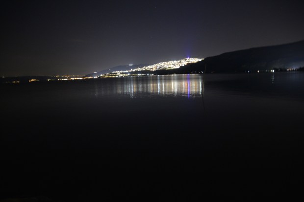 At the end of the day we rejoined the rest of our group at our accommodations along the shore of the Sea of Galilee at kibbutz Ginosar. I am always delighted by the lights of the cities around the Sea of Galilee.
