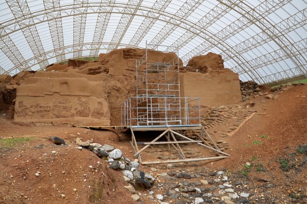 The Bronze Age Gate at Tel Dan, one of the oldest mud brick gates in the world, perhaps visited by the patriarch Abraham