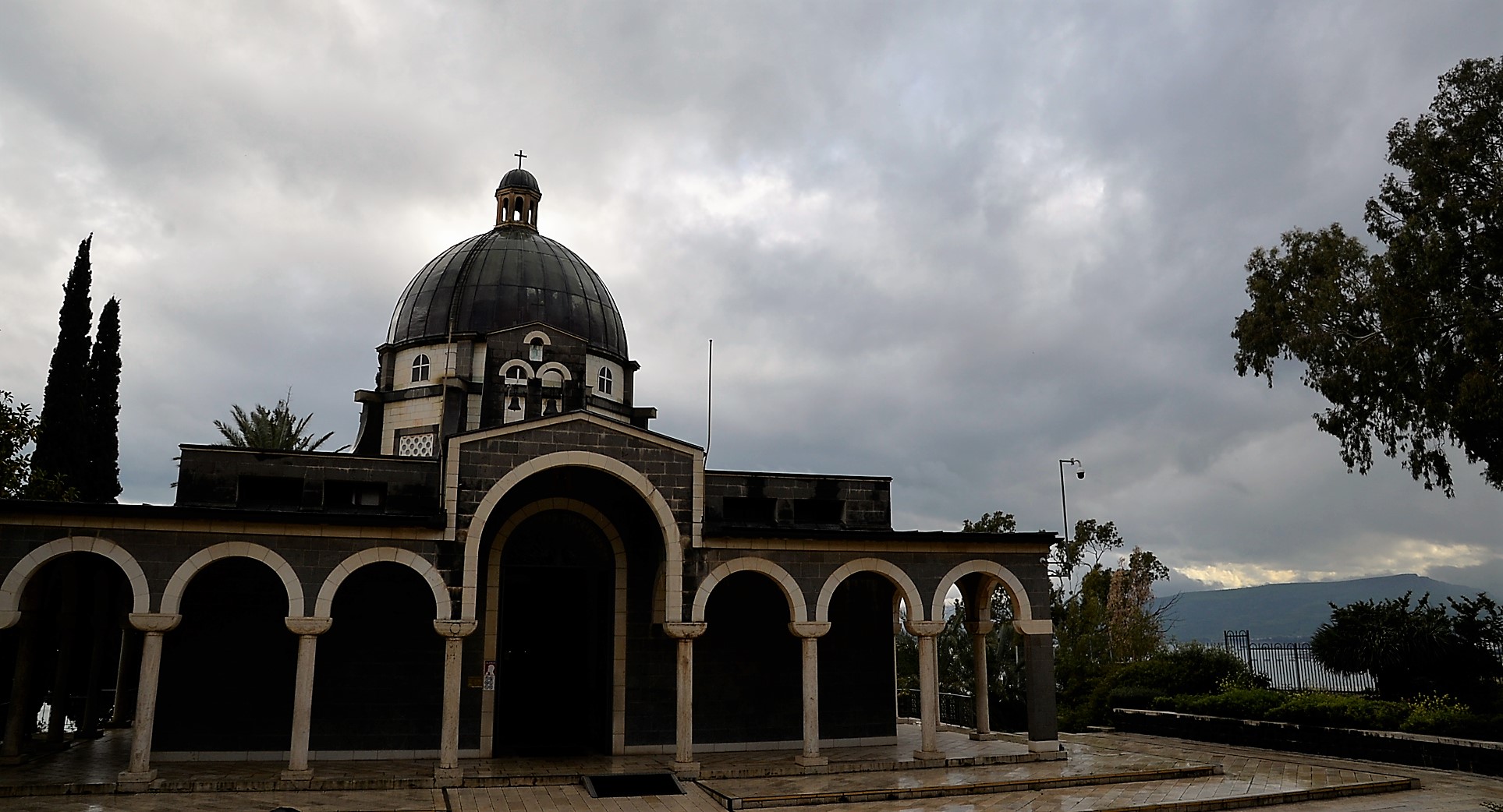 For the first time in many years, we visited the Church that commemorates the Sermon on the Mount and the Beattitudes.