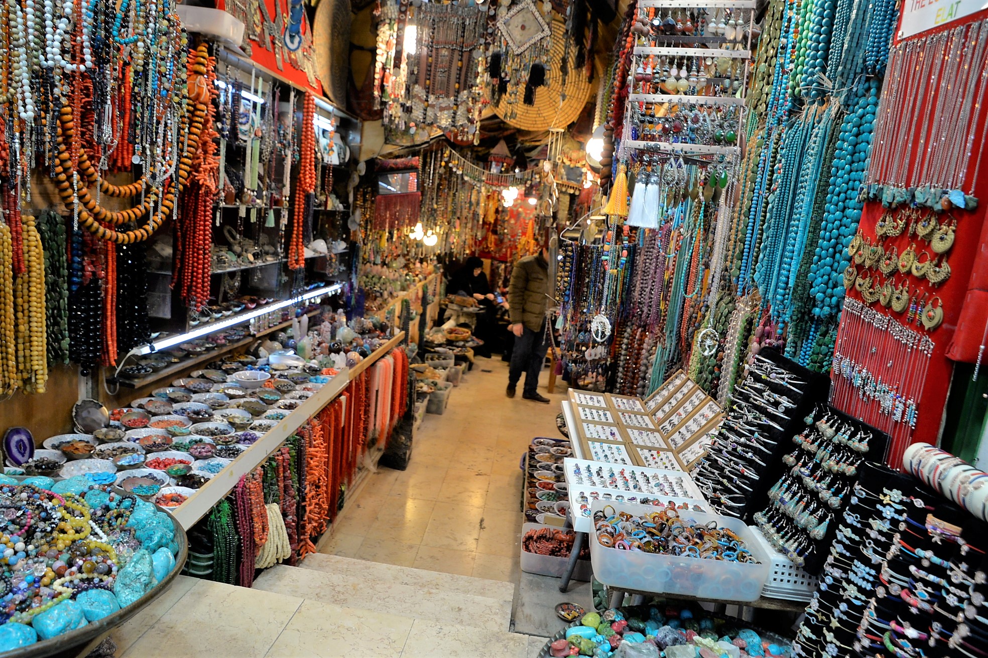 We walked along more streets, past more shops.