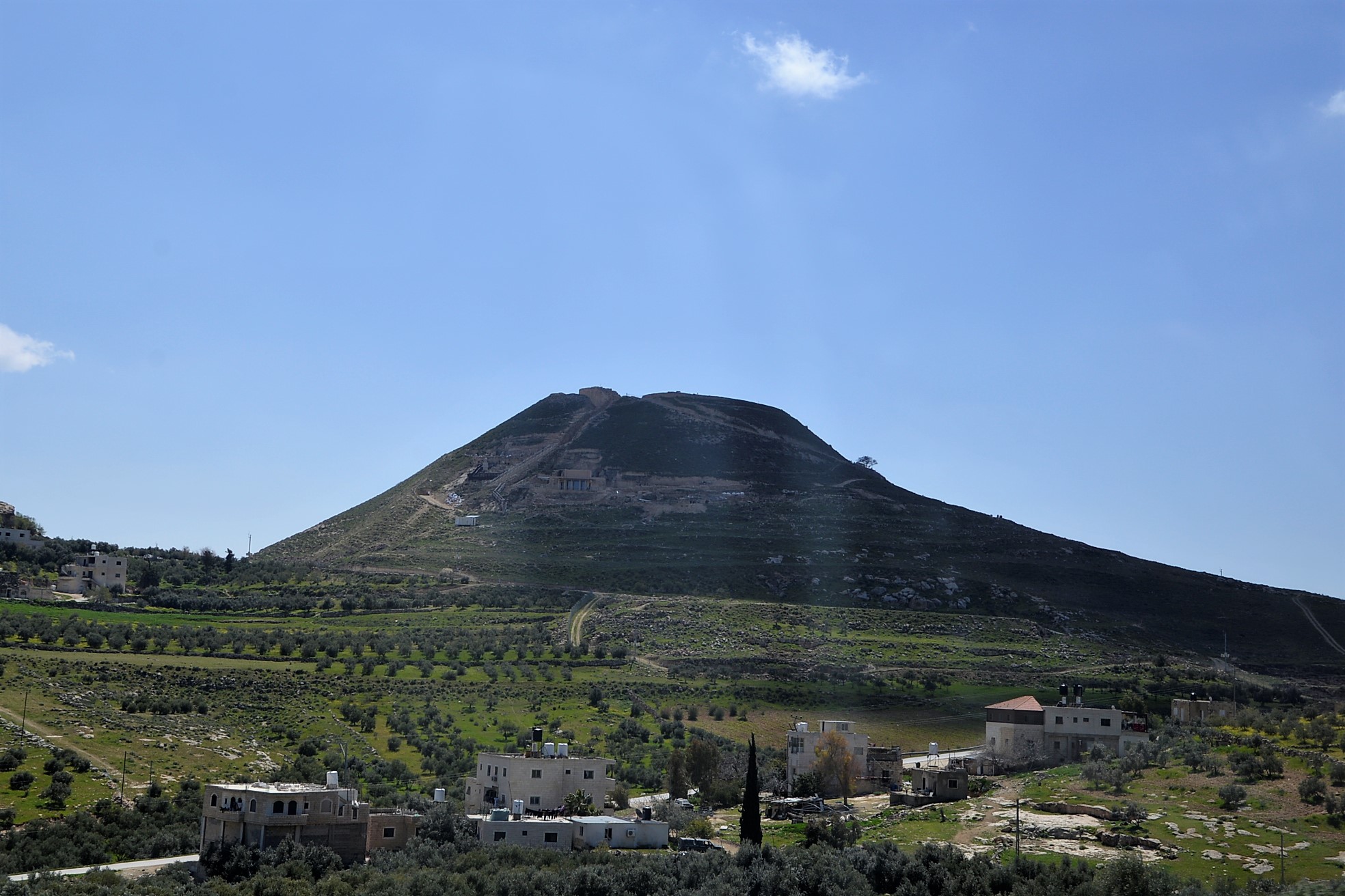 After lunch we drove to Herod's desert fortress/palace called Herodium.