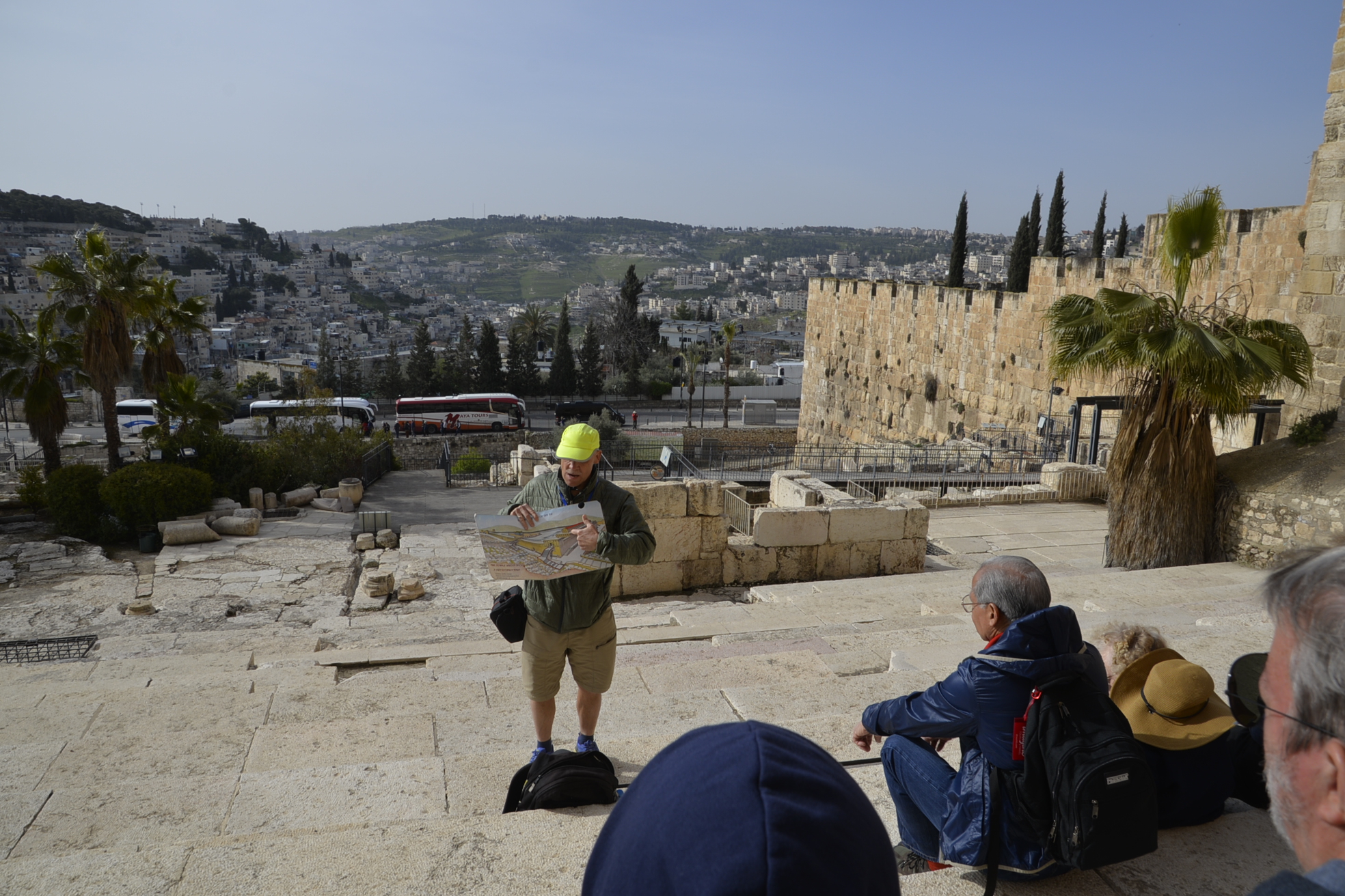 As always, John DeLancey connected the site to the Scriptures to give us the important context of where we were sitting. A great way to end the day.