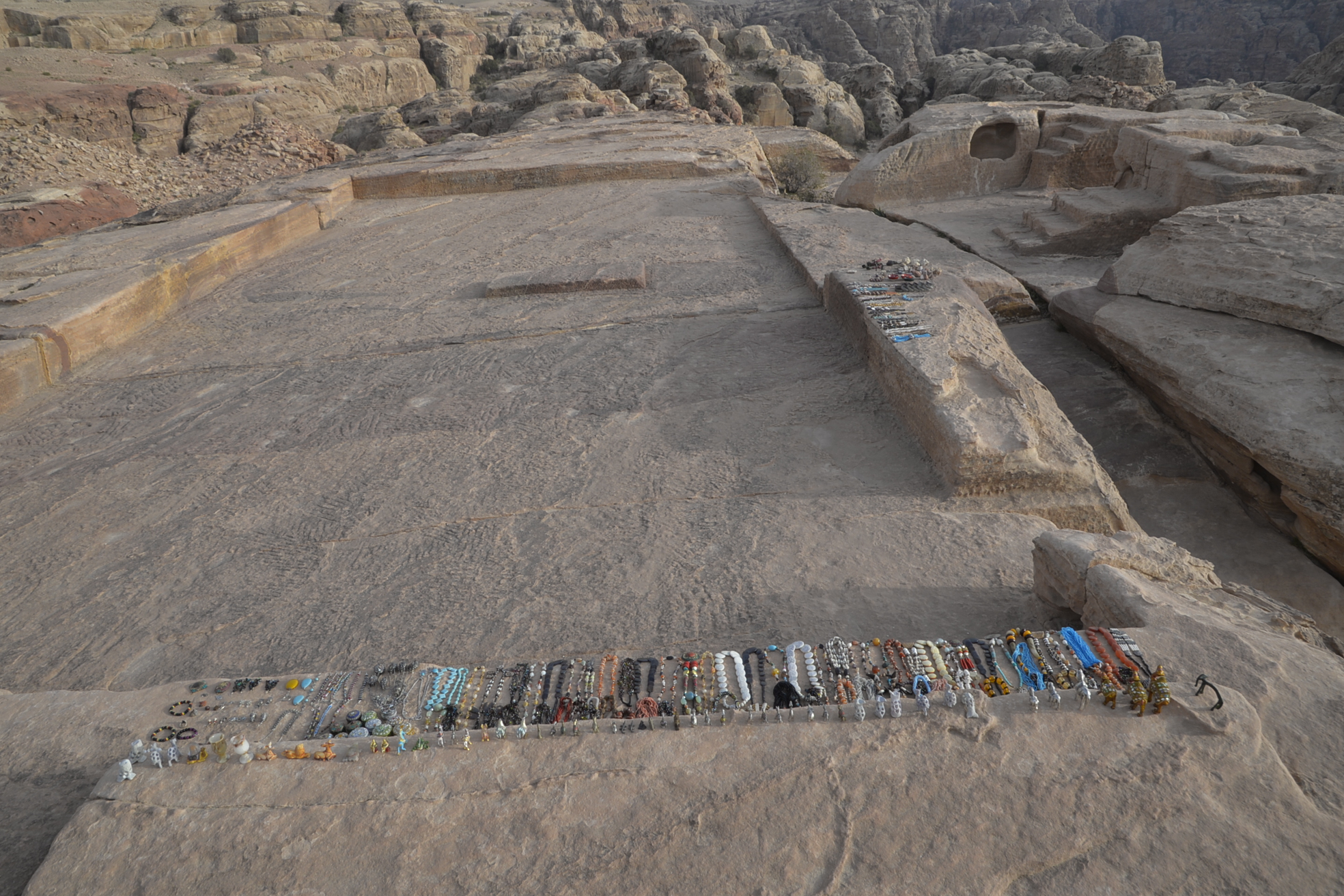 Finally, the high place of sacrifice. One of the bedouin shopkeepers had left behind his sacrifice of jewelry (perhaps).