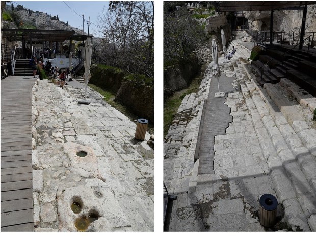 The Pool of Siloam (John 9), discovered and partially excavated in 2004.