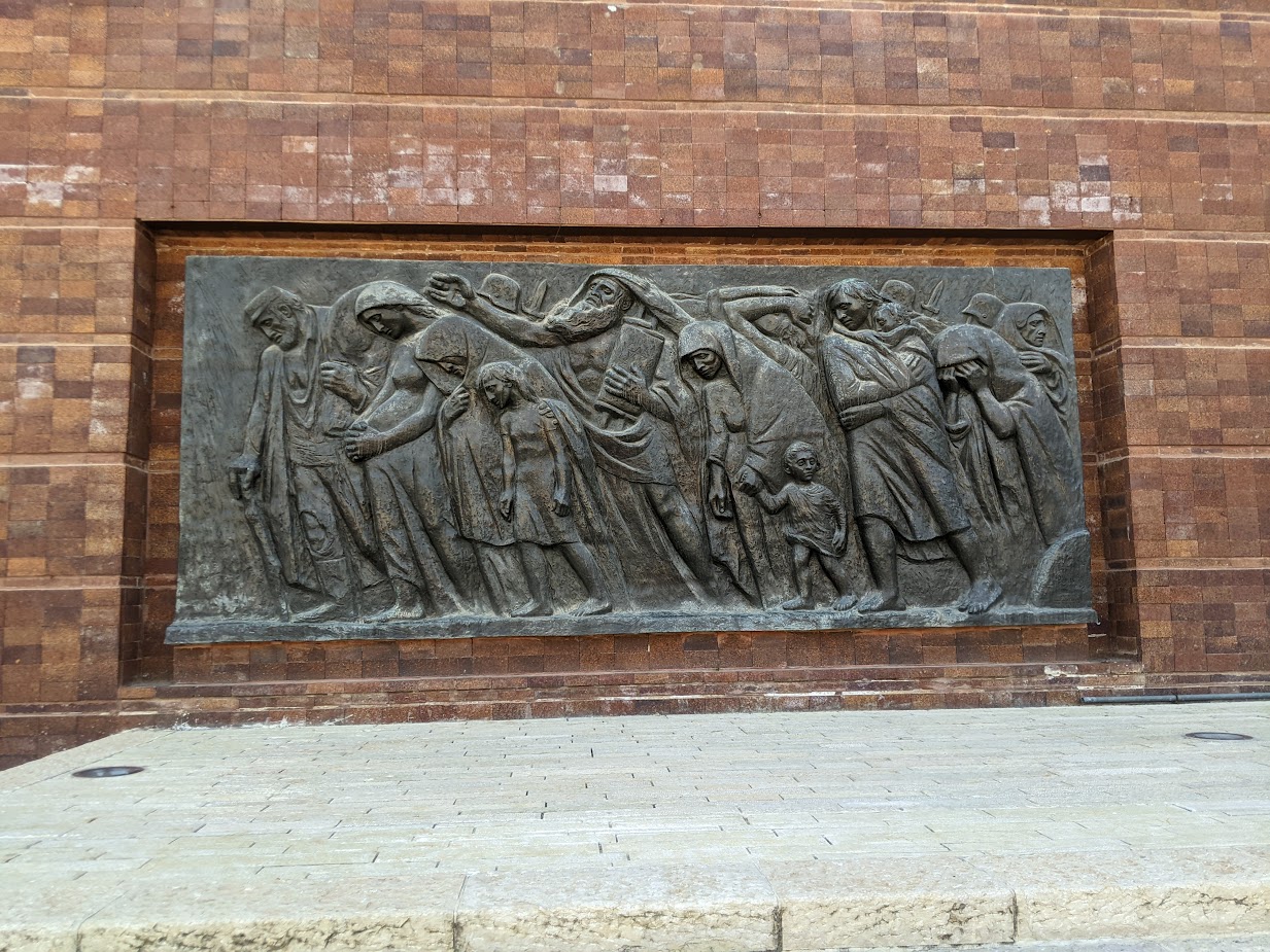 The always sobering visit was even more so this time, in light of the ongoing war in Ukraine and its millions of refugees.