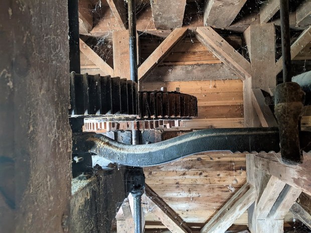 It's all run by gears and levers.