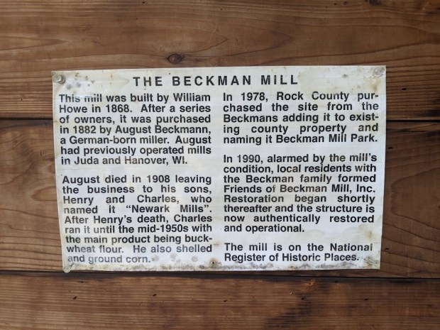 This briefly tells the story of the Beckman Mill but skimps on how it served the local farmers for almost 100 years.