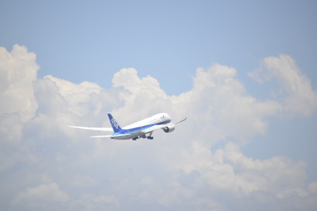 We got there with plenty of time to spare and spent a couple hours watching planes take off form the observation deck.
