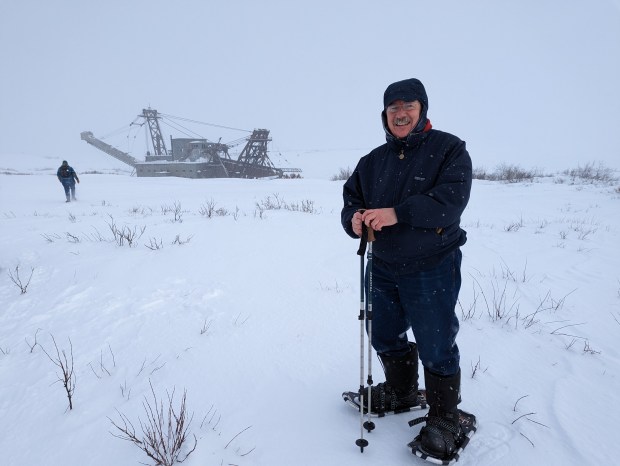 Not my first time on snowshoes, great fun.