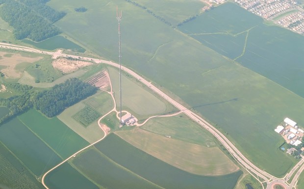 We looped around the candlelabra antenna on Madison's west side and skidded into Madison. It's good to be home.