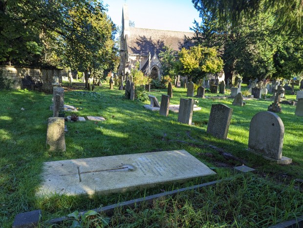 This is the church attended by Lewis and he is buried in the churchyard cemetery.