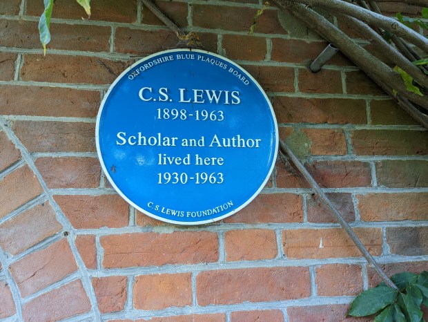 Blue Plaque historical marker.