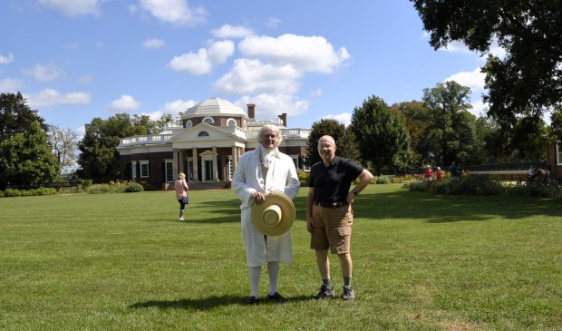 actor Bill Barker, who excels in the role of Thomas Jefferson