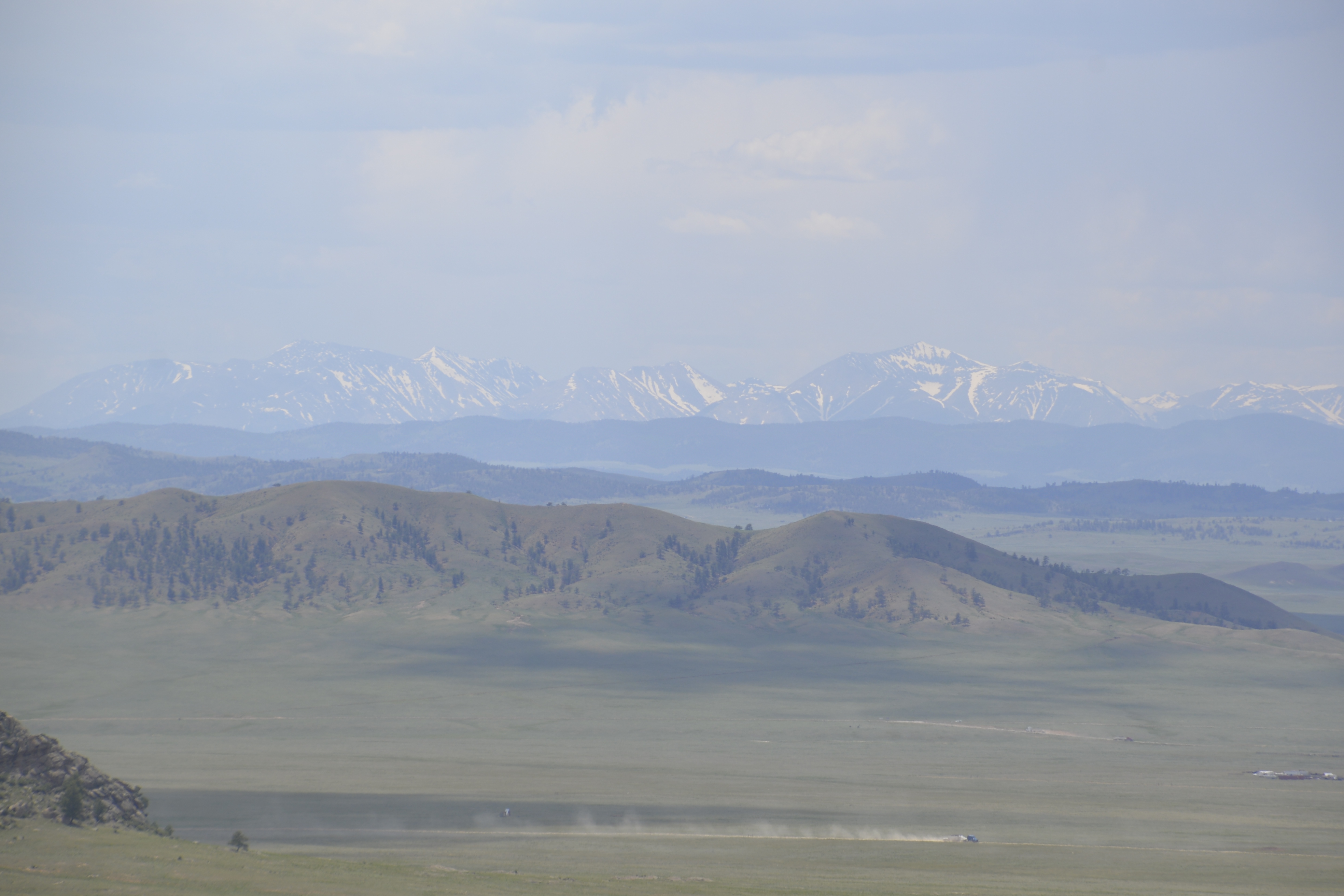 From Colorado Springs I drove through the Rocky Mountains.