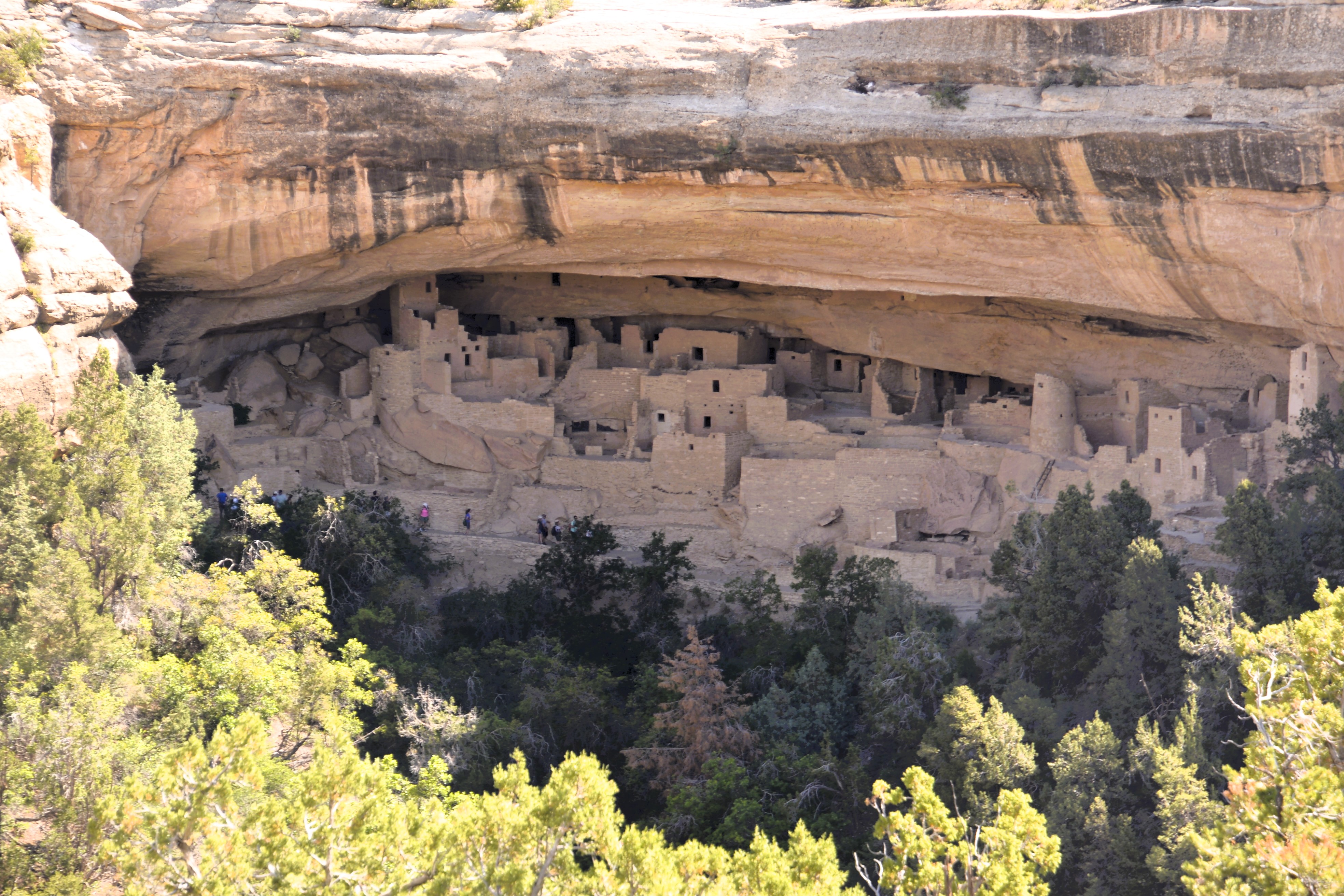 Mesa Verde is known for its Indian ruins from about 1,000 years ago, such as The Cliff Palace.