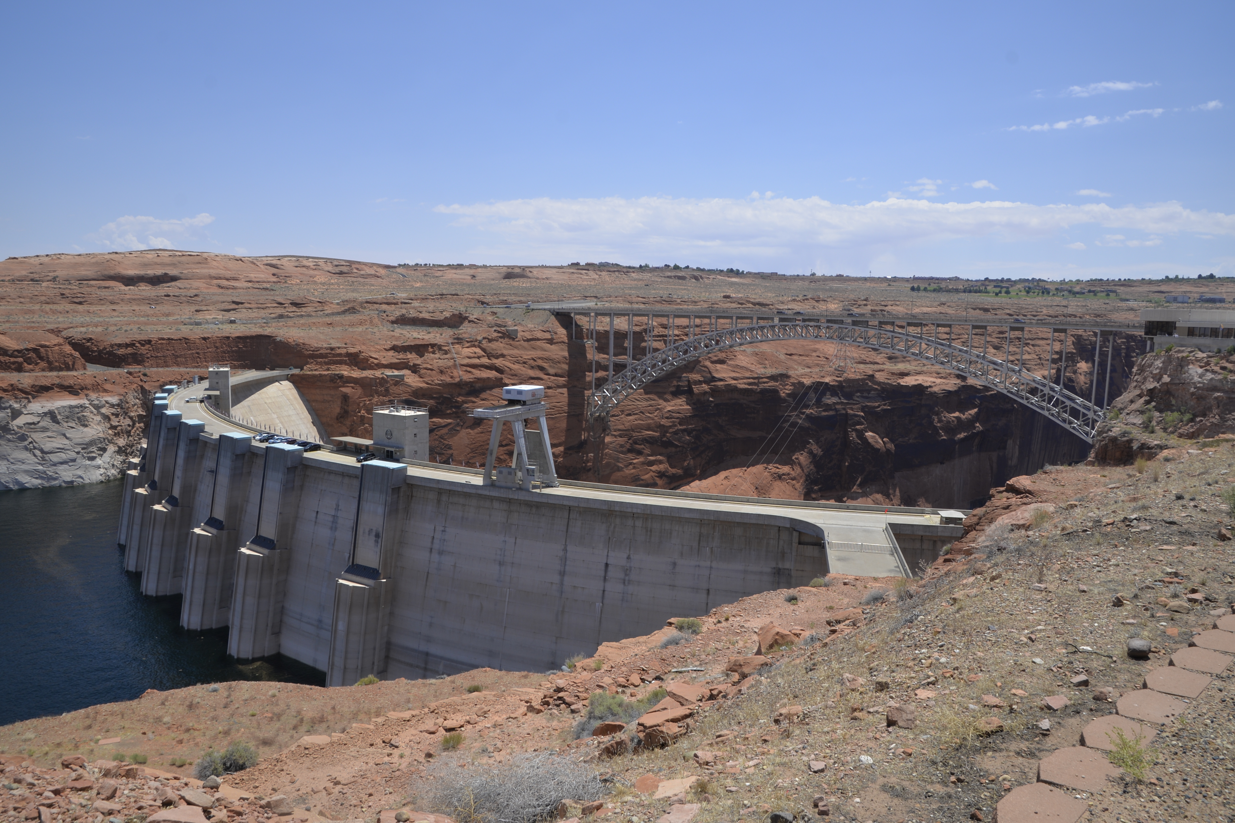The Glen Canyon Dam was interesting too.