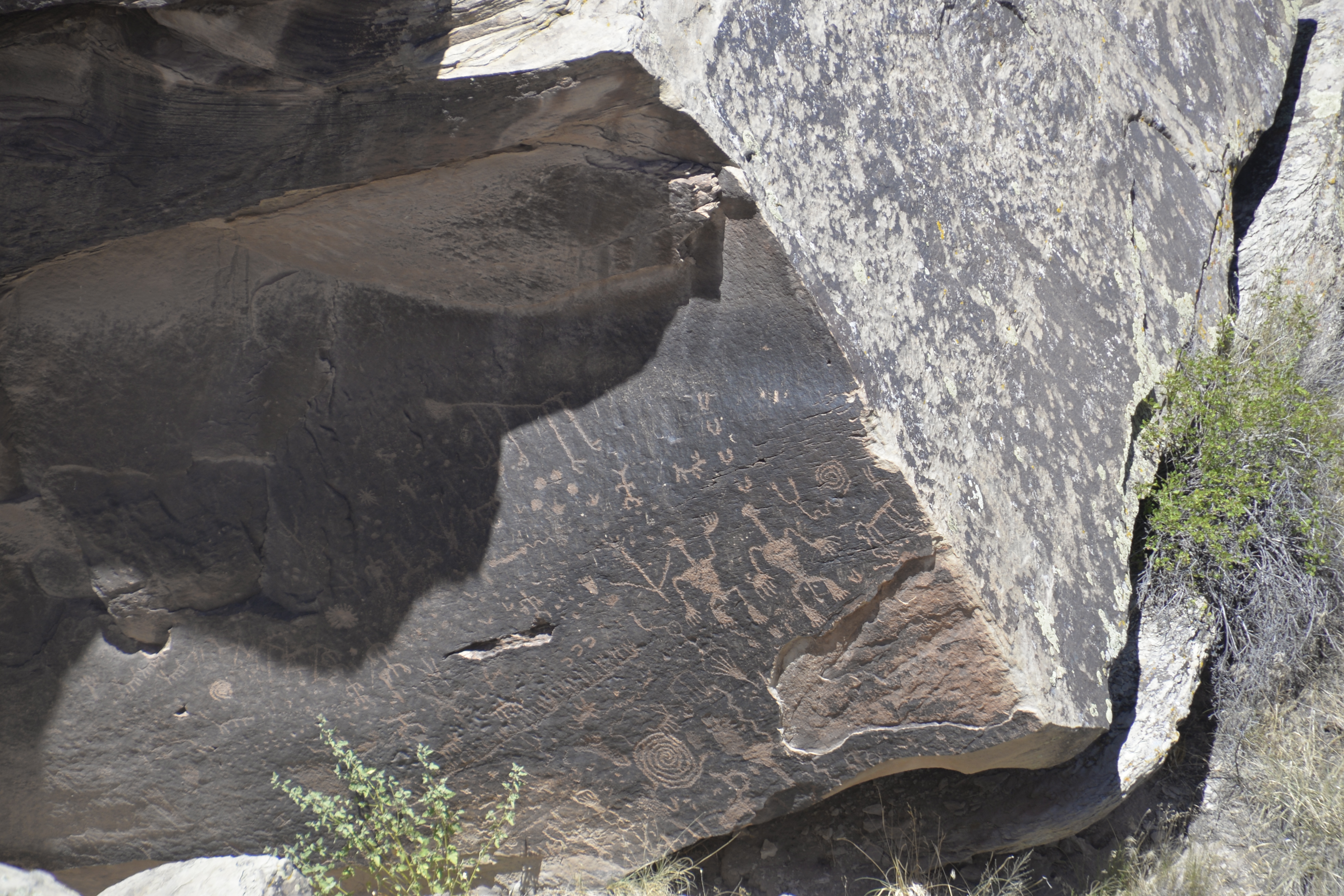 Petroglyphs at Newspaper Rock, more messages from the ancients.