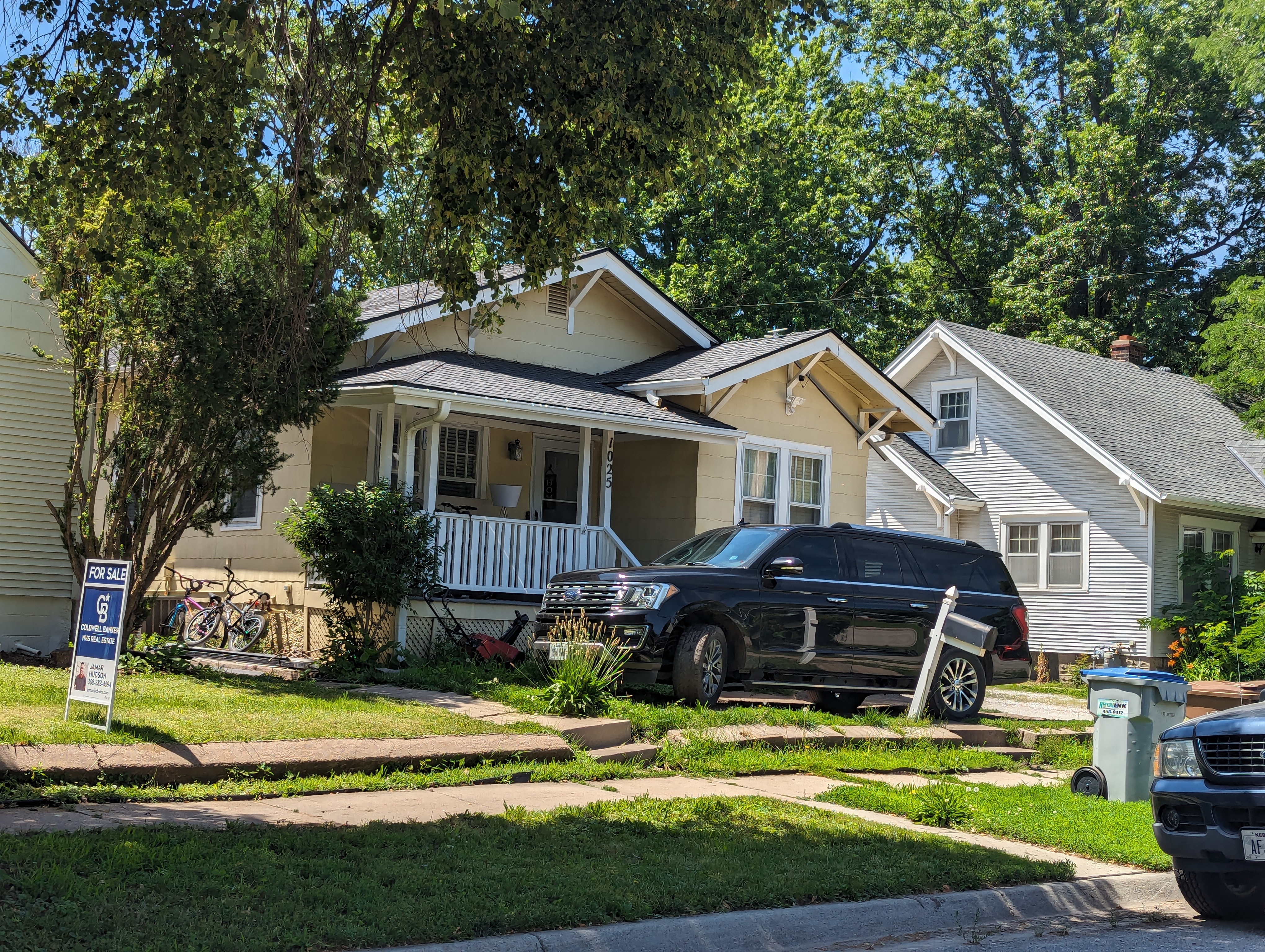 The end of day one brought me to Lincoln, Nebraska, where I checked in on the house where we lived back in the 80s.