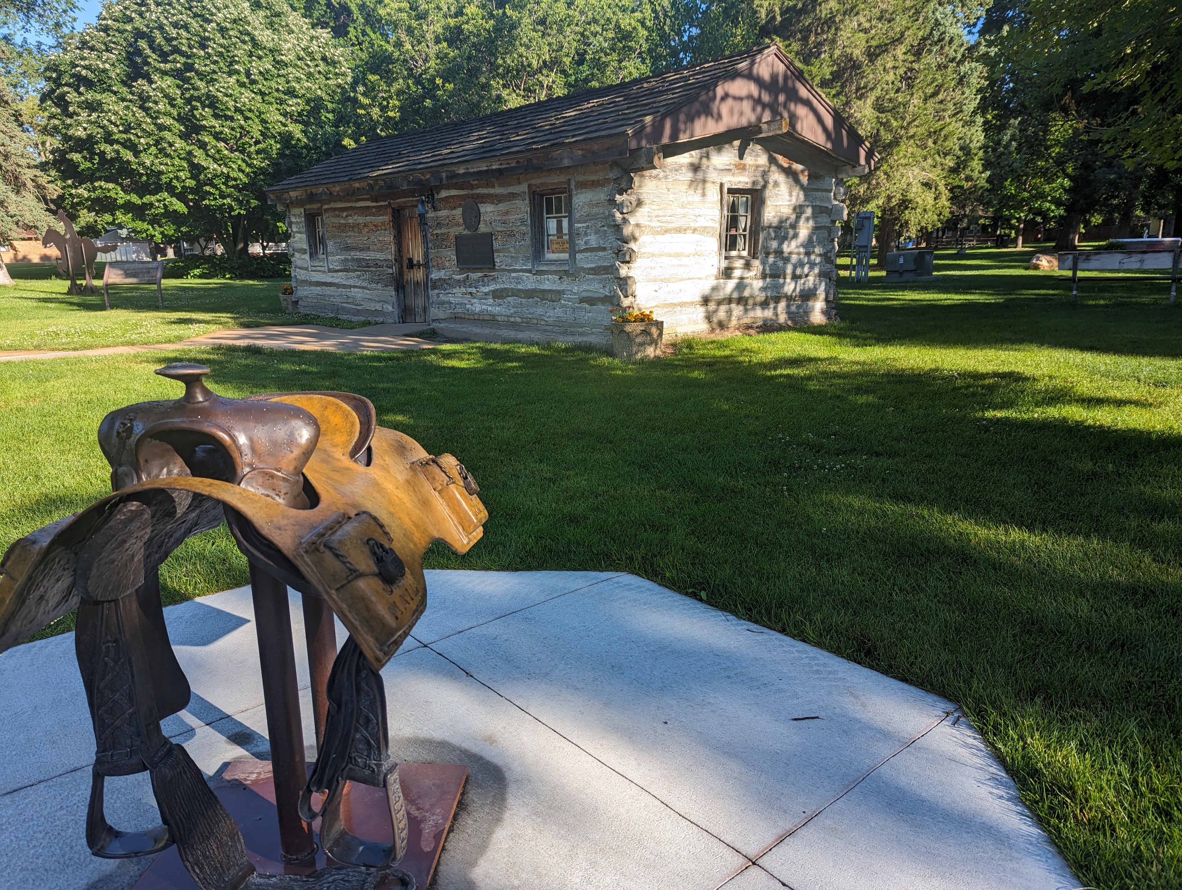 Nebraska is a long drive with lots to see. Day 2 began with a stop at the Pony Express Station in Gothenburg.