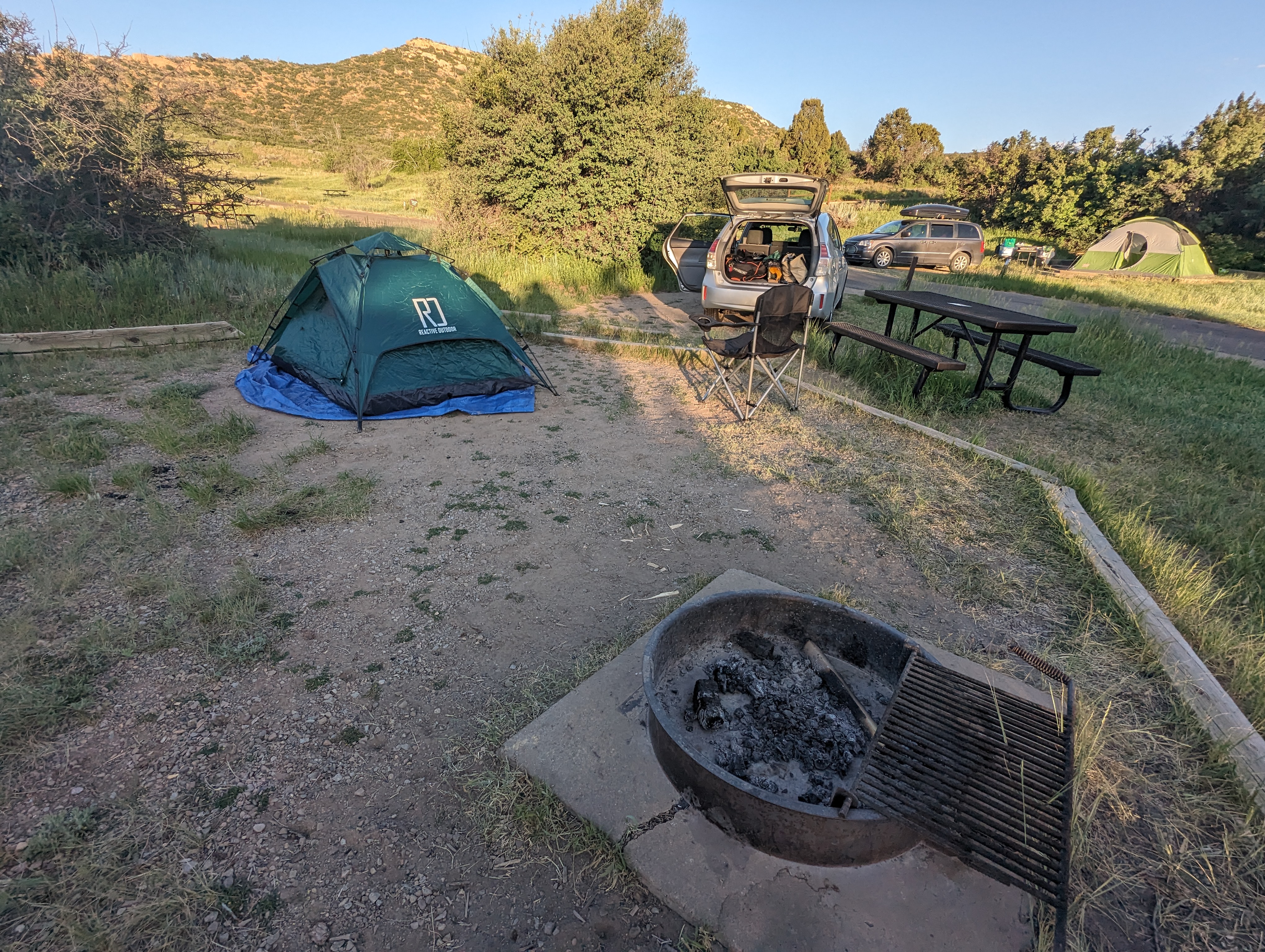 ...and finally reached my camping spot for the night.