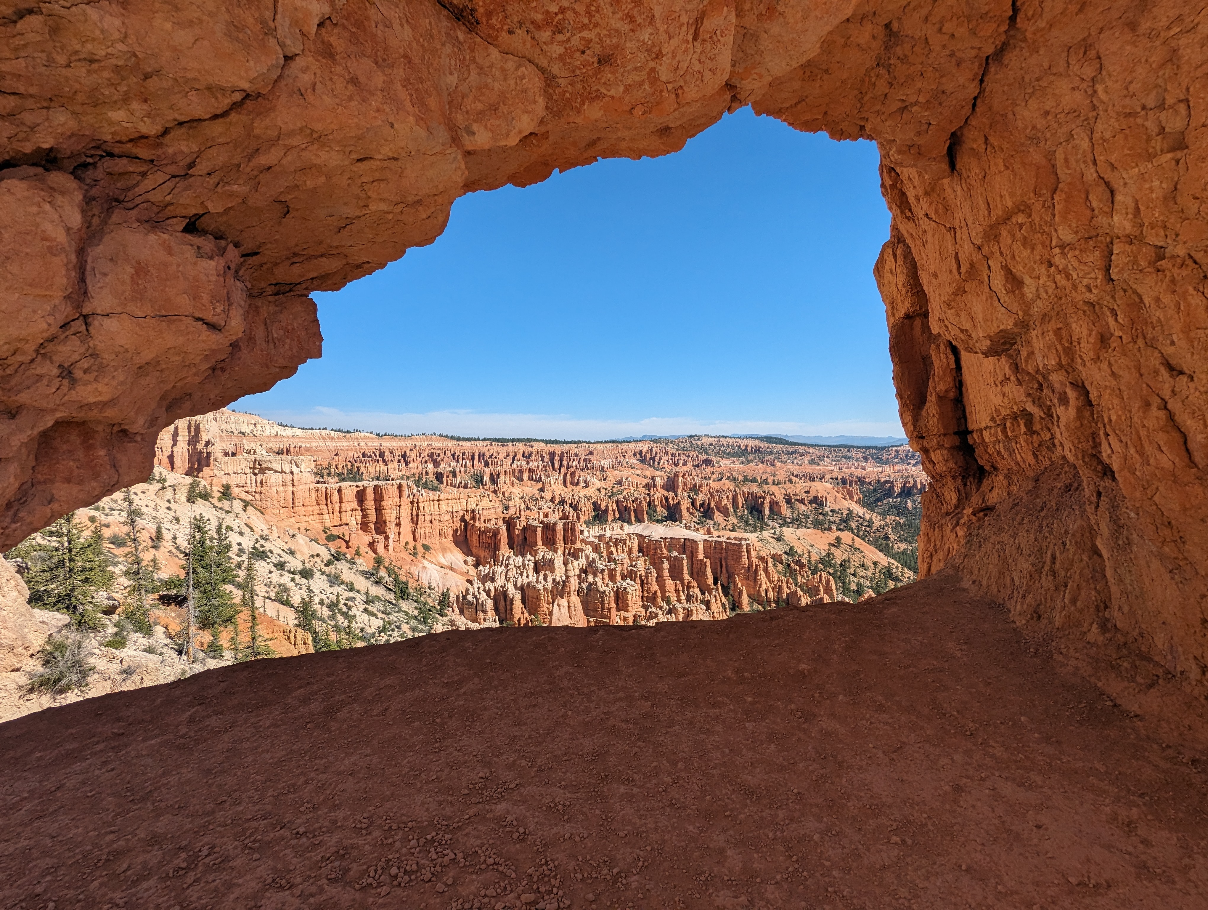 The Bryce Canyon amphitheater (a big valley) is filled with hoodos, (rock formations).