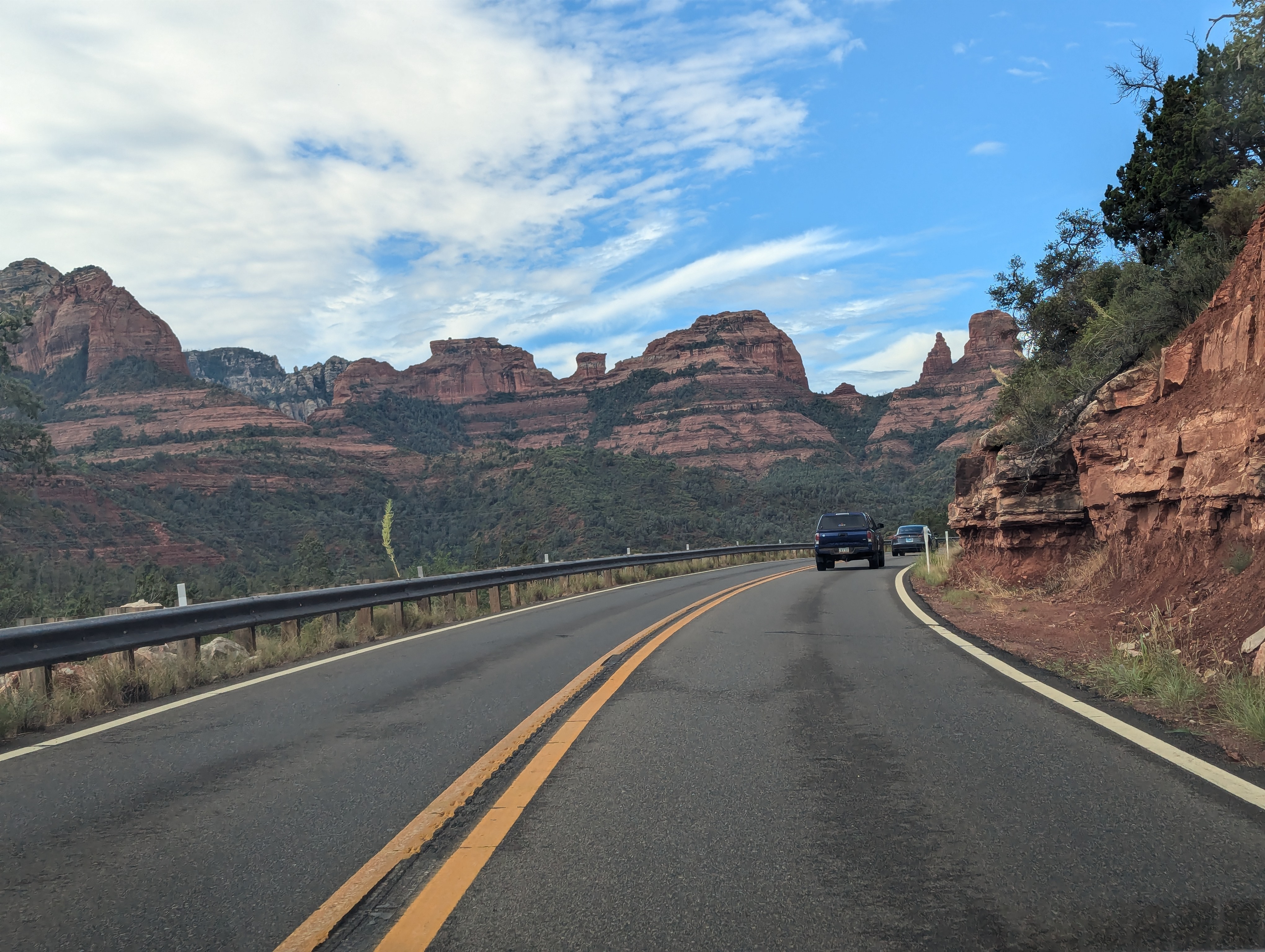 The next morning, as I got back on the road, a side trip through Sedona, just to see what it was like.