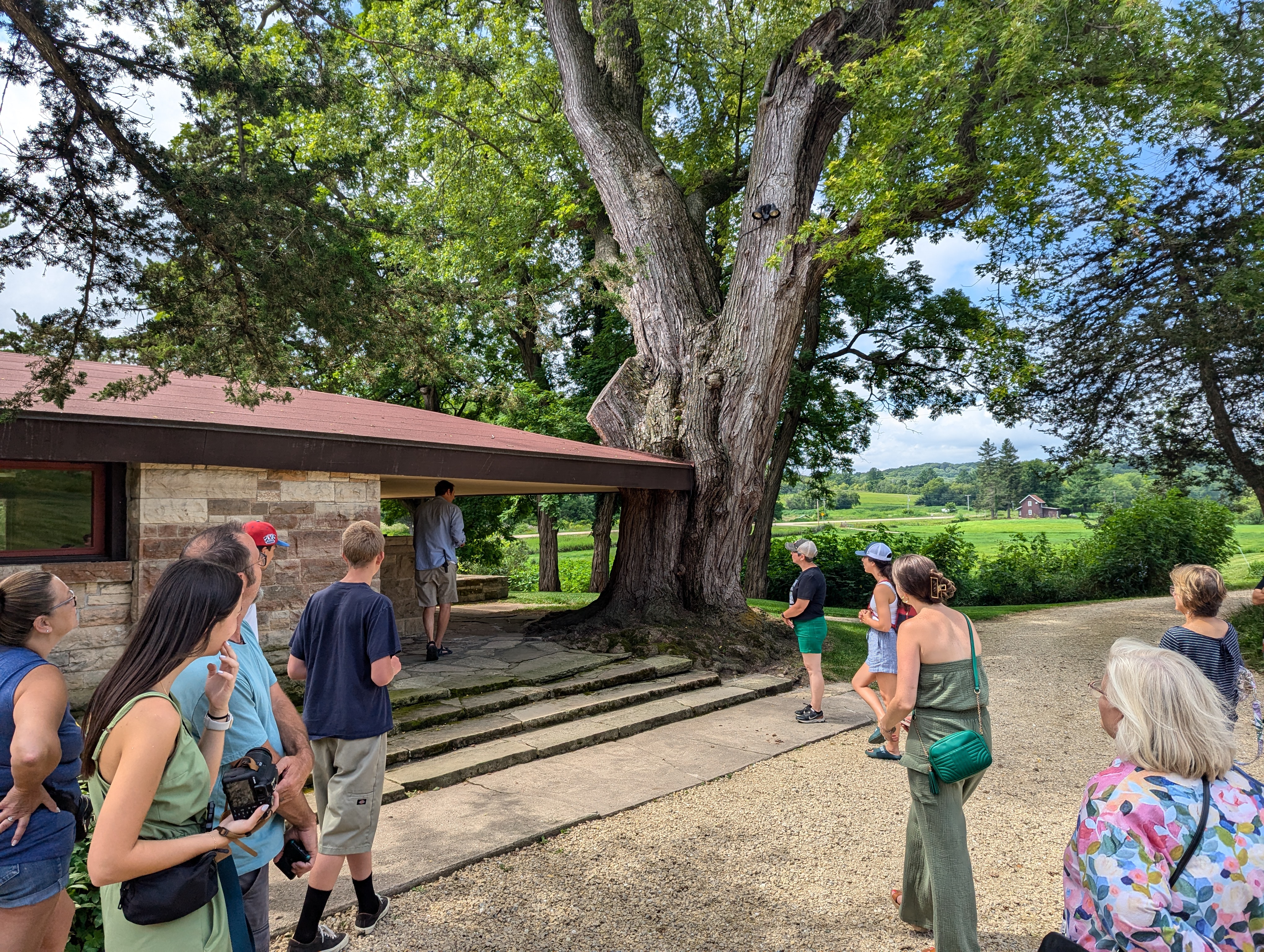 Wright's architecture was unconventional, which is on display in many different ways at Taliesin.